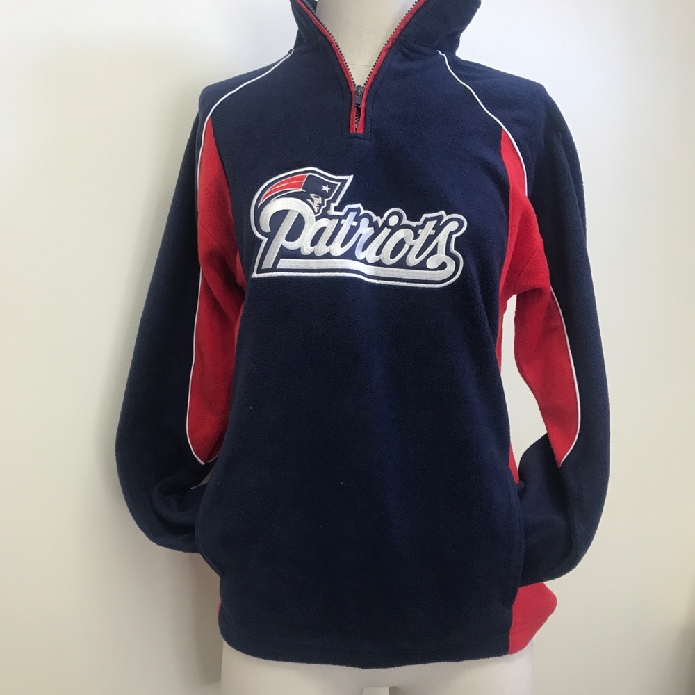 NFL Patriots 1/4 zip Pullover Sweatshirt
